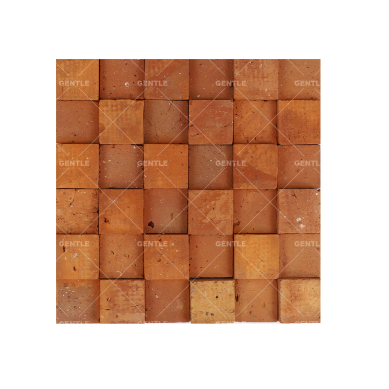 Custom Square Red Clay Mosaic Tiles