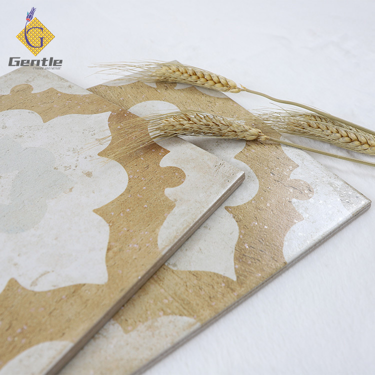 Custom Yellow and White Patten Tiles