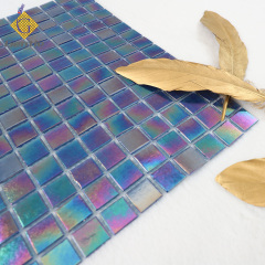 Customized Blue Hot Melt Mosaic Tiles