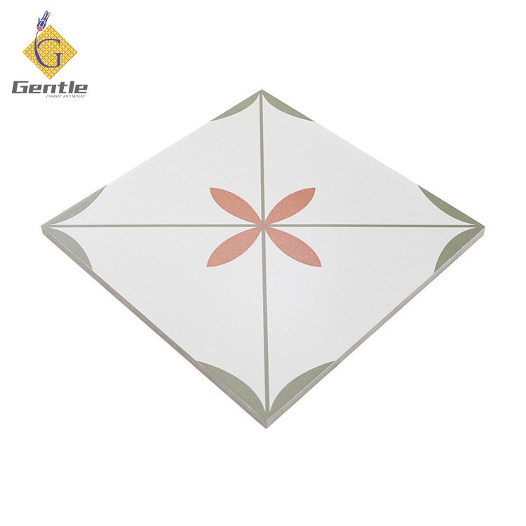 Custom Square Ash Gray Patten Tiles