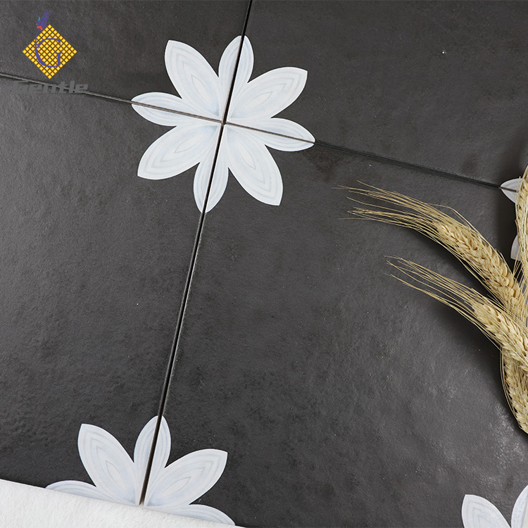 Custom Black Patten Tiles