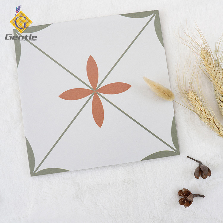 Custom Square Ash Gray Patten Tiles