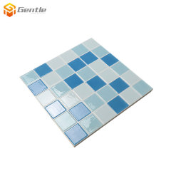 Wholesale Sky Blue Square Patten Tiles