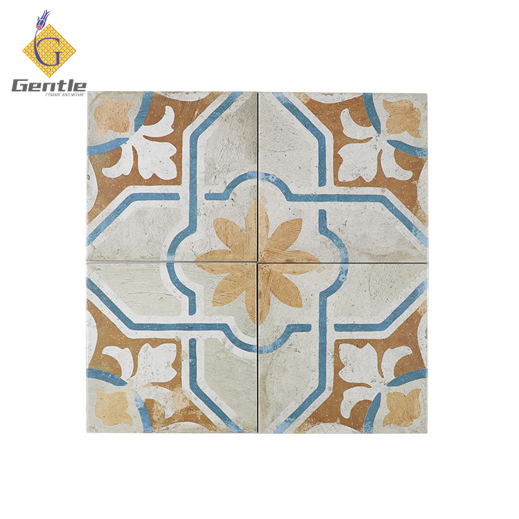 Wholesale Yellow and White Patten Tiles