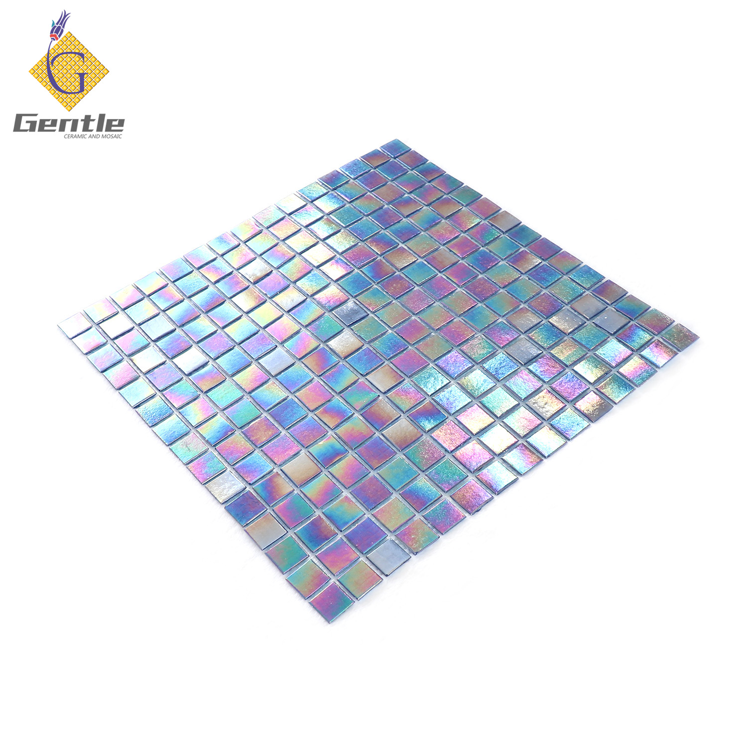 Customized Blue Hot Melt Mosaic Tiles