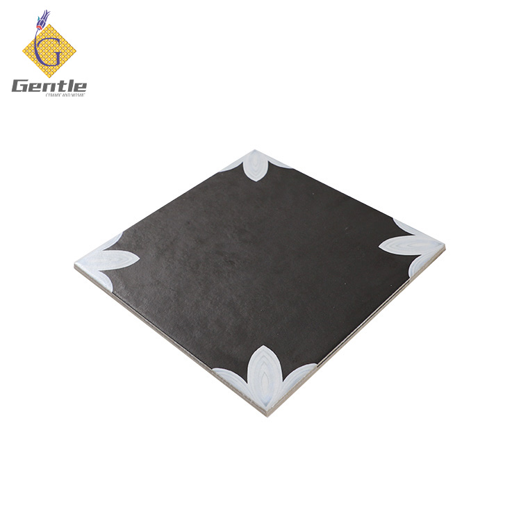 Custom Black Patten Tiles