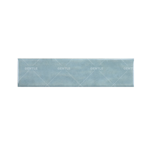 Wholesale 75x300mm Glossy Azure Textured Art Tiles