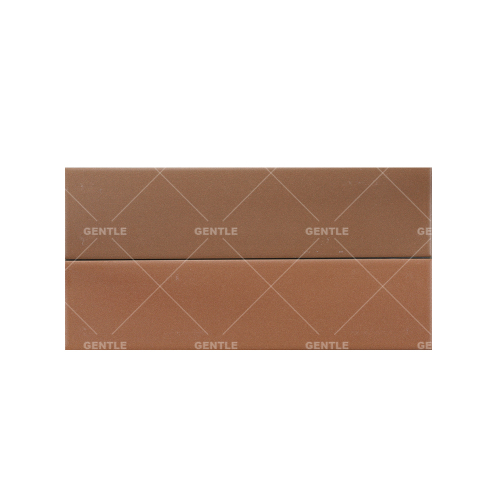 Wholesale 75x300mm Red Orange Color Matte Solid Color Art Tiles