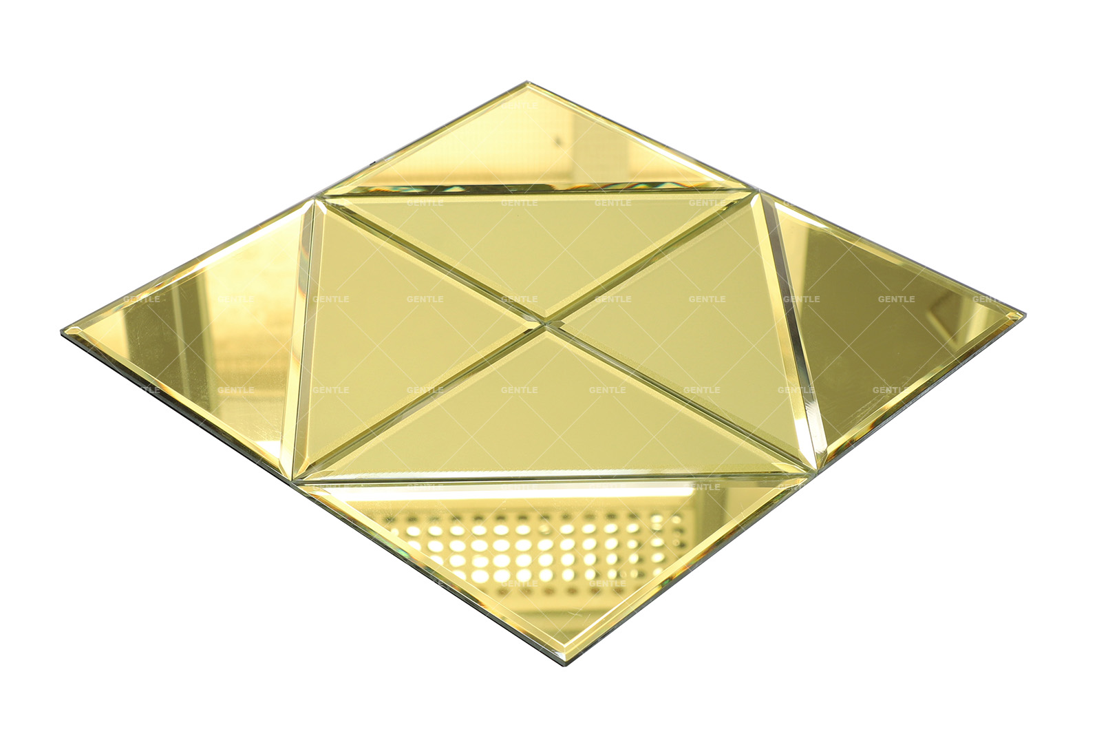 Wholesale Triangular Chip Mirror Glass Mosaic Tiles