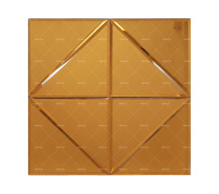 Wholesale Triangular Chip Mirror Glass Mosaic Tiles