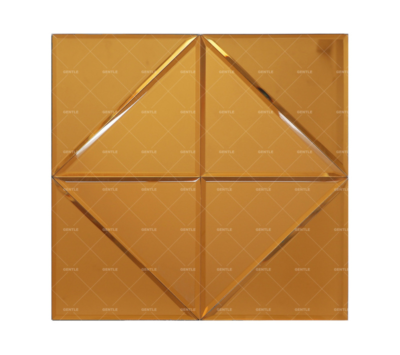 Wholesale Triangular Chip Mirror Glass Mosaic Tiles