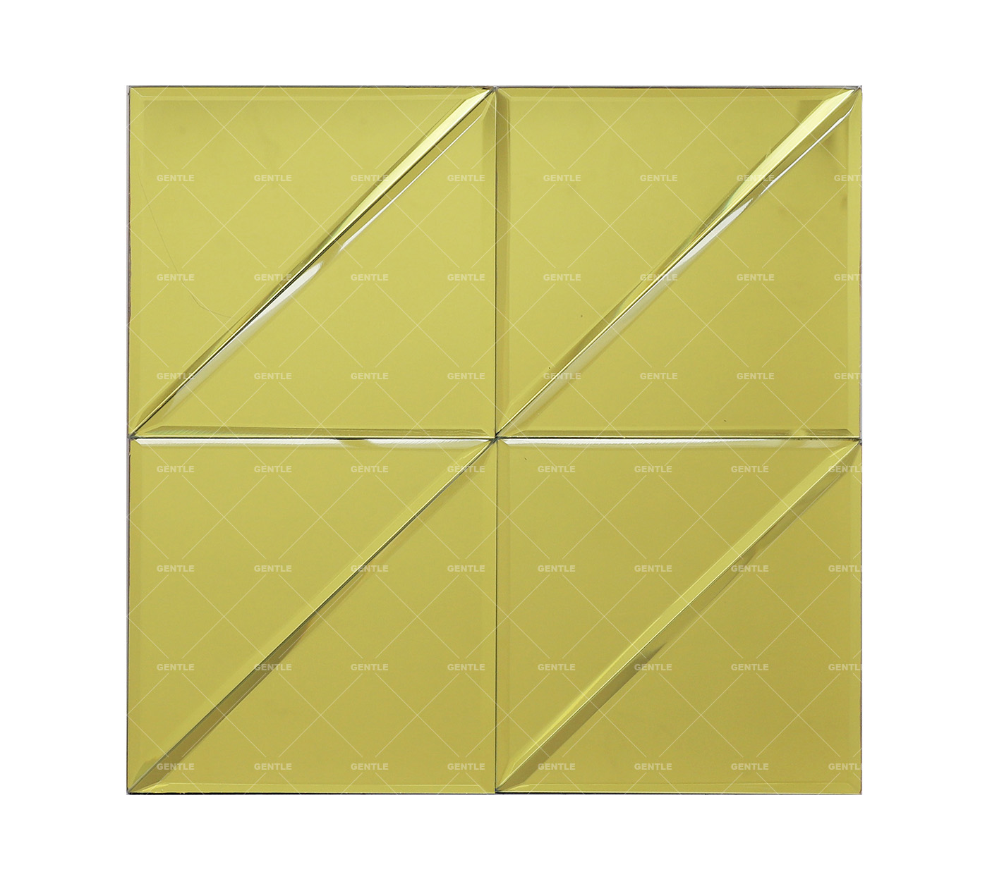 Wholesale Triangular Chip Mirror Glass Mosaic Tiles