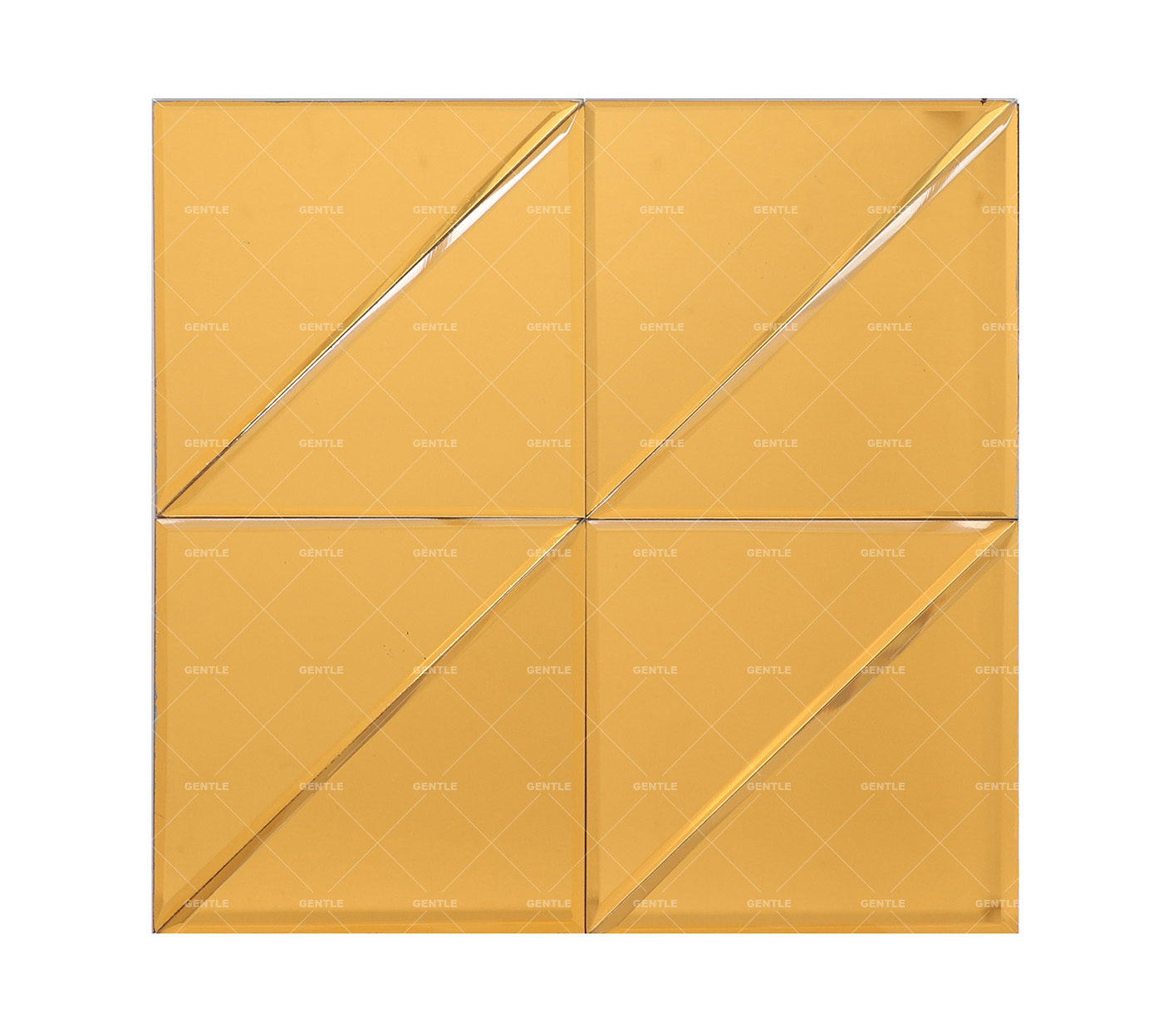 Wholesale Triangular Chip Mirror Glass Mosaic Tiles