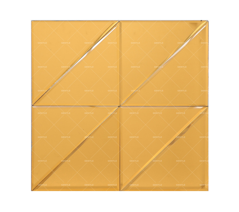 Wholesale Triangular Chip Mirror Glass Mosaic Tiles