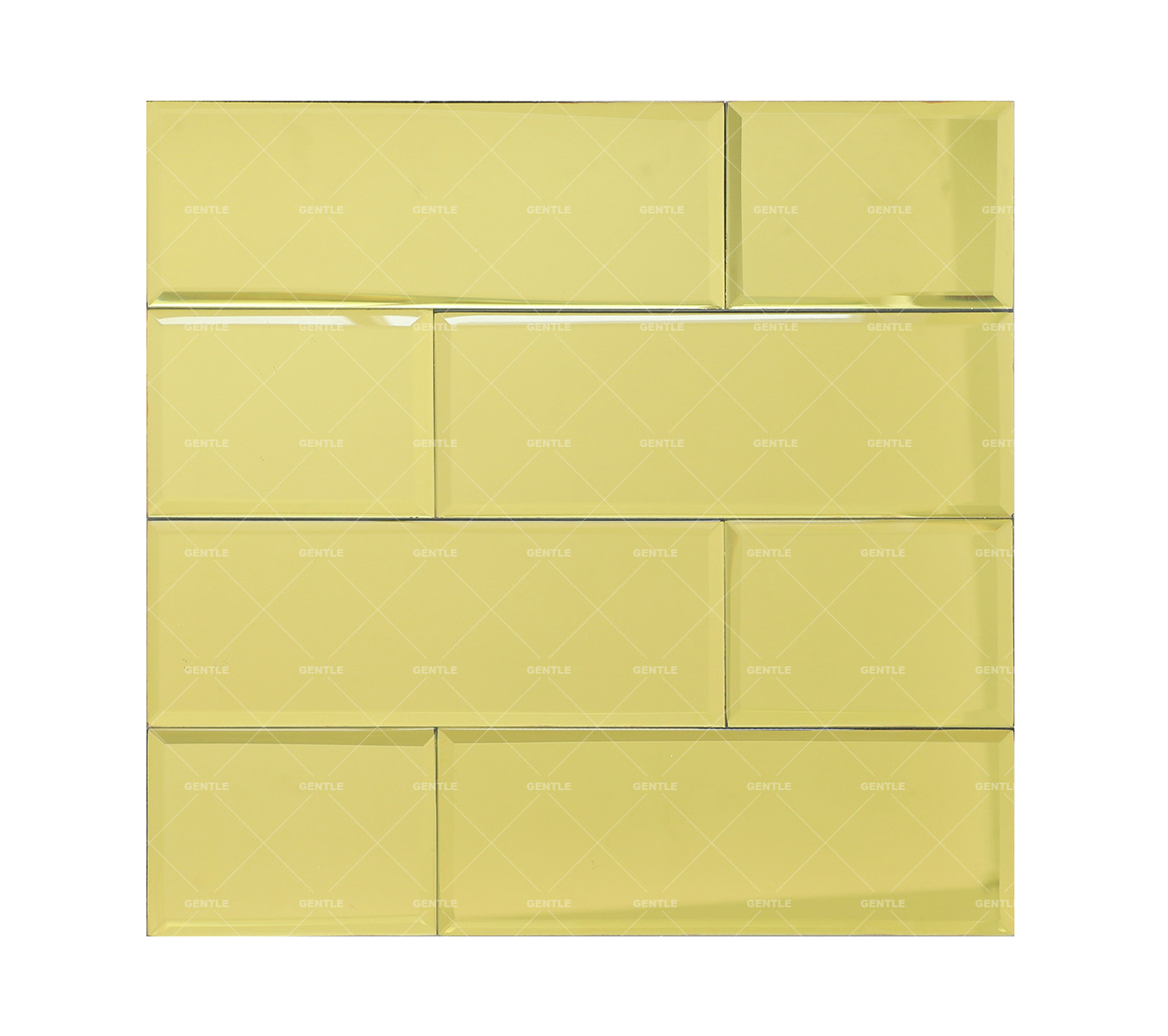 Wholesale Silver Rectangularl Mirror Glass Mosaic Tiles