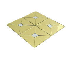 Wholesale Small Triangular Chip Mirror Glass Mosaic Tiles