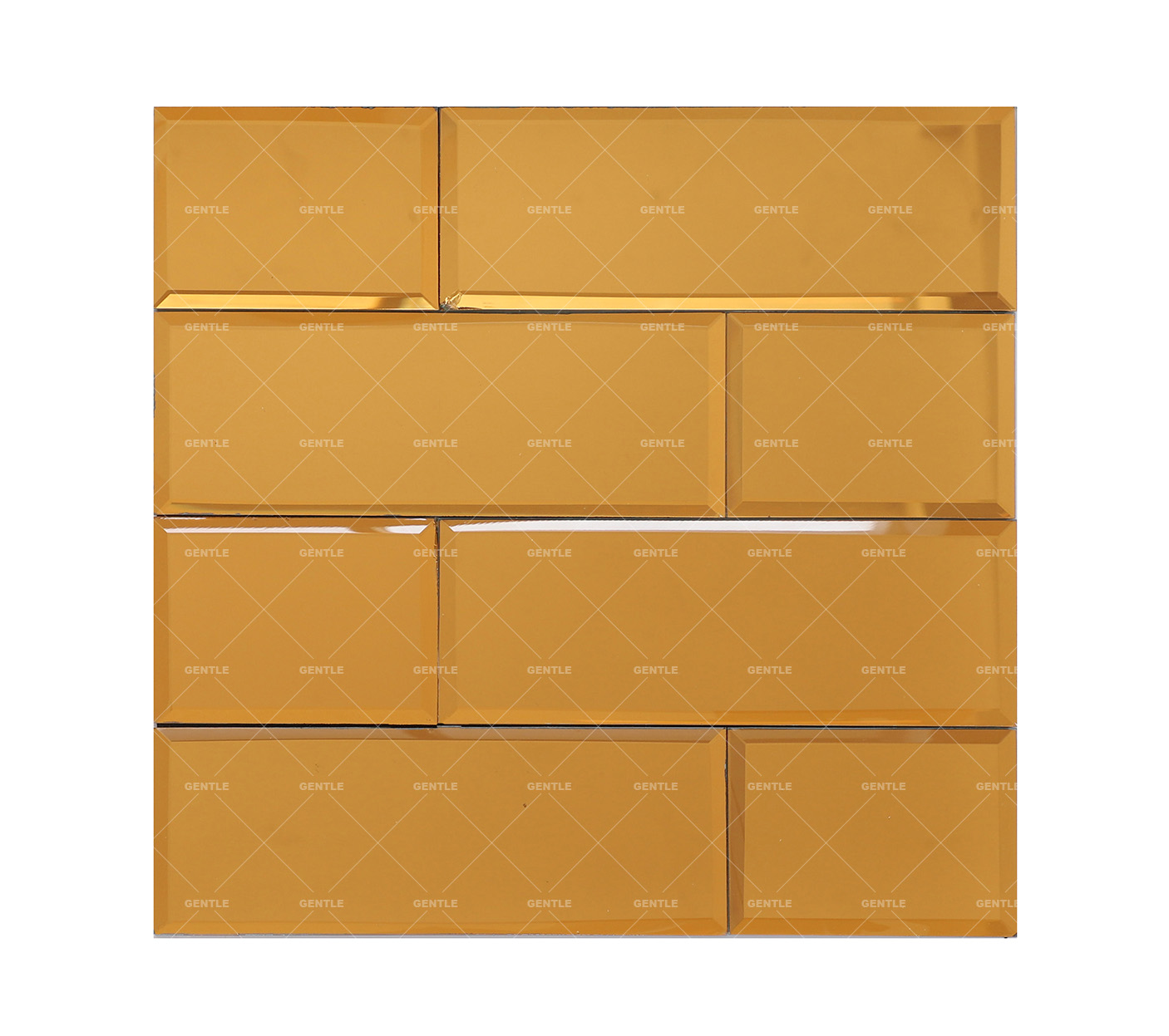 Wholesale Silver Rectangularl Mirror Glass Mosaic Tiles