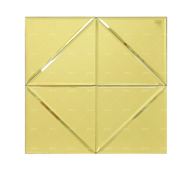Wholesale Triangular Chip Mirror Glass Mosaic Tiles