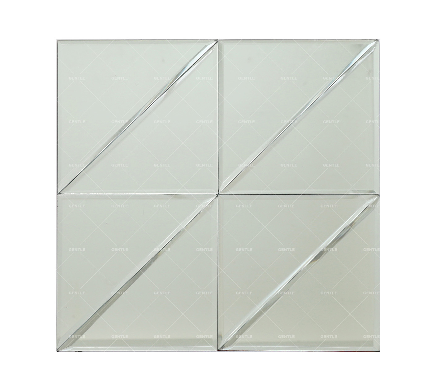 Wholesale Triangular Chip Mirror Glass Mosaic Tiles