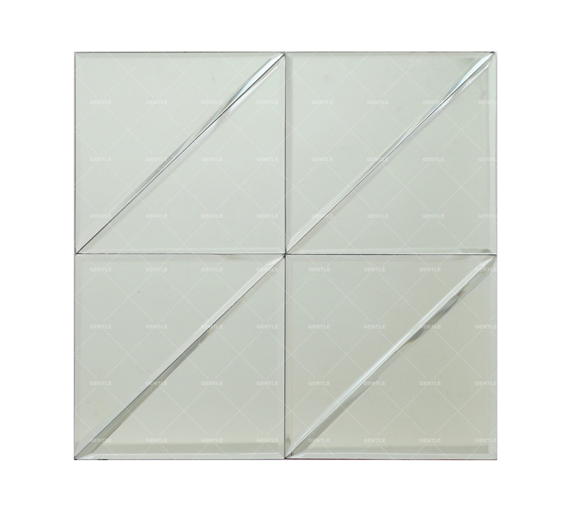 Wholesale Triangular Chip Mirror Glass Mosaic Tiles