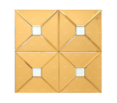 Wholesale Small Triangular Chip Mirror Glass Mosaic Tiles