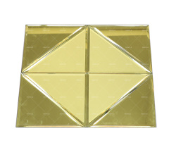 Wholesale Triangular Chip Mirror Glass Mosaic Tiles