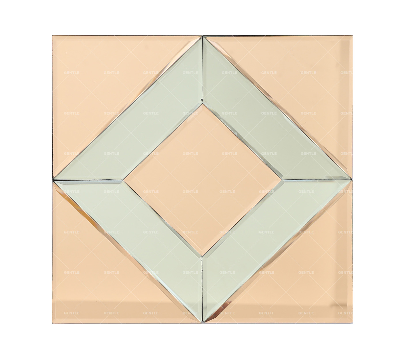 Wholesale Gold Diamond Pattern Mirror Glass Mosaic Tiles