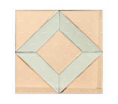 Wholesale Gold Diamond Pattern Mirror Glass Mosaic Tiles
