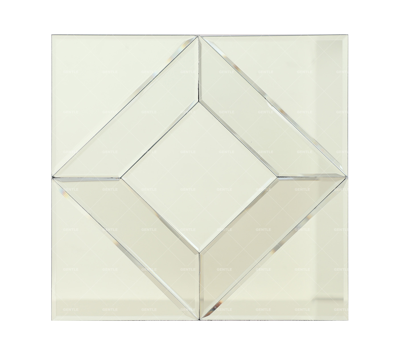 Wholesale Gold Diamond Pattern Mirror Glass Mosaic Tiles