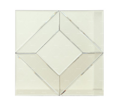 Wholesale Gold Diamond Pattern Mirror Glass Mosaic Tiles
