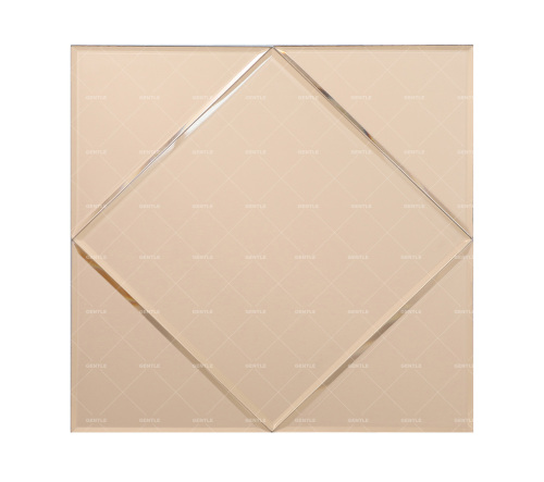 Wholesale Rose Gold Frosting Mirror Glass Mosaic Tiles