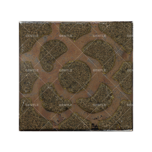 Wholesale 200x200mm Copper Color Pattern Tiles
