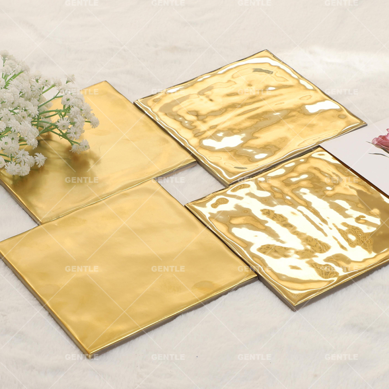 Wholesale Square Gold Art Tiles