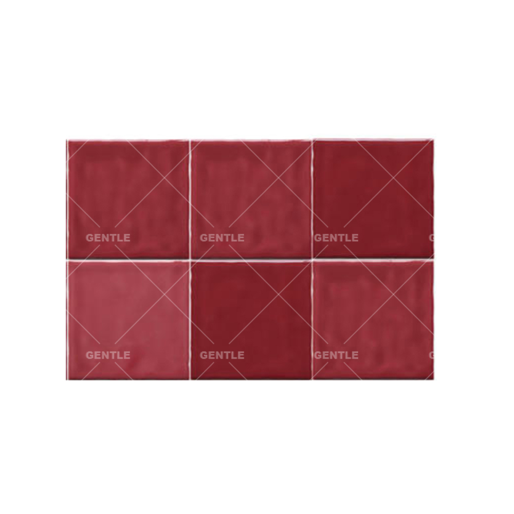 Wholesale Square Orange Art Tiles
