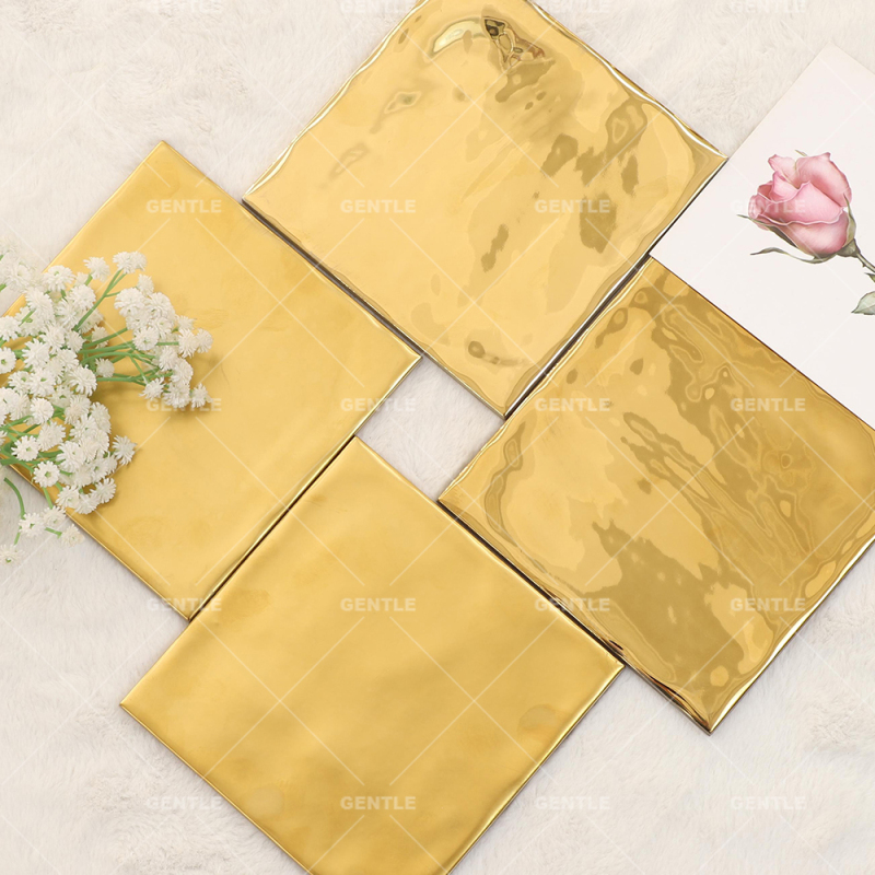 Wholesale Square Gold Art Tiles