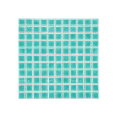 Wholesale 25x25MM Green Ice Cracking Texture Ceramic Mosaic Tiles