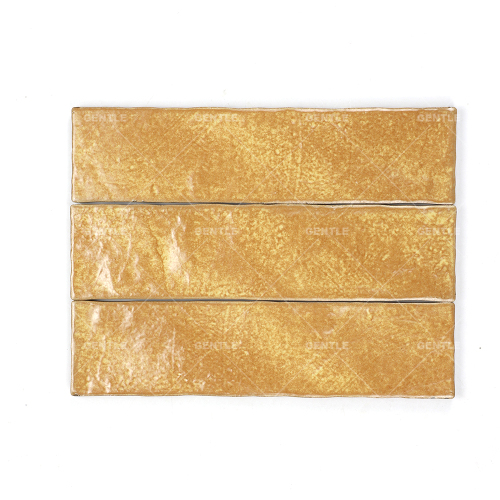 Wholesale Brown Rectangular Red Clay Art Tiles With Rustic Style