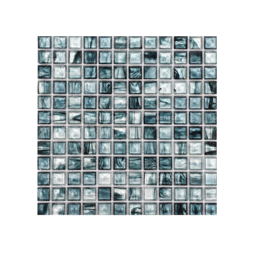 Wholesale Dark Green Hot-melt Glass Mosaic Tiles For Bathroom