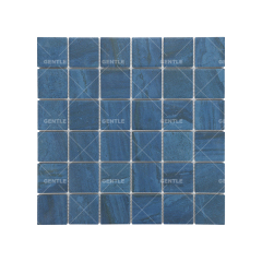 Wholesale Cyan Non-slip Square Porcelain Mosaics