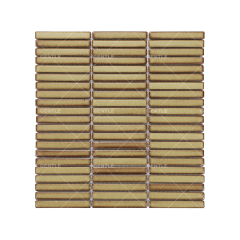 Wholesale Matt Brown Porcelain Mosaic With Rustic Style