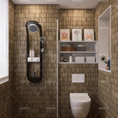 Wholesale Matt Brown Porcelain Mosaic With Rustic Style