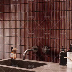 Wholesale Porcelain Mosaic With Metallic Glaze Effect For Dressing Wall