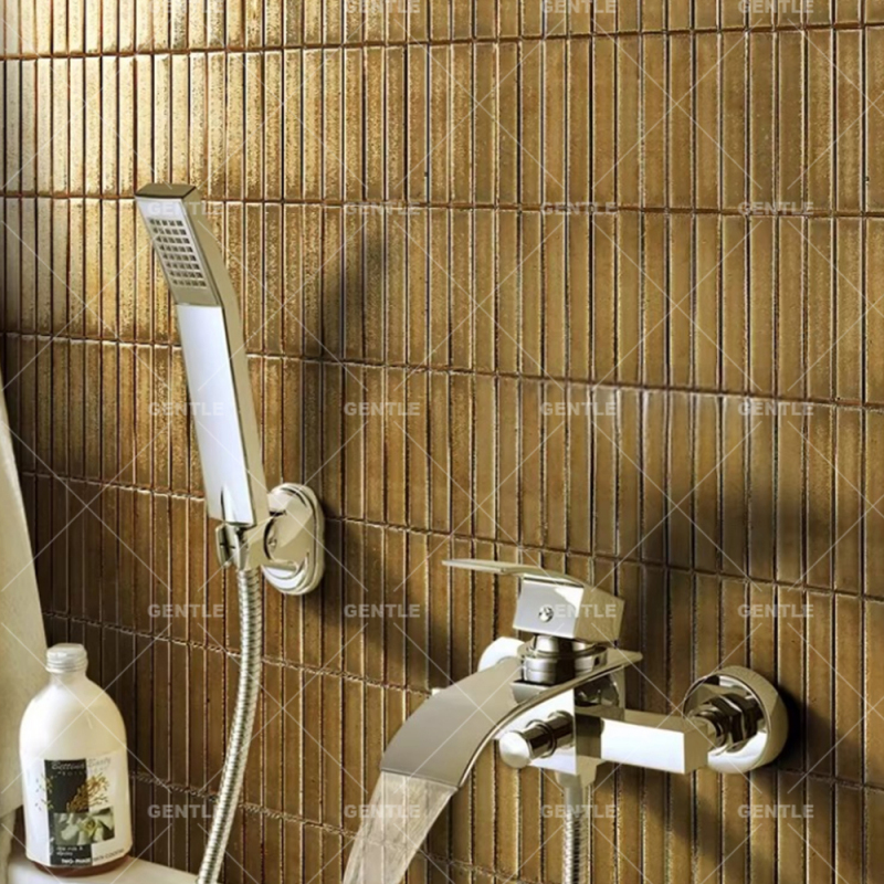 Wholesale Porcelain Mosaic With Metallic Glaze Effect For Dressing Wall