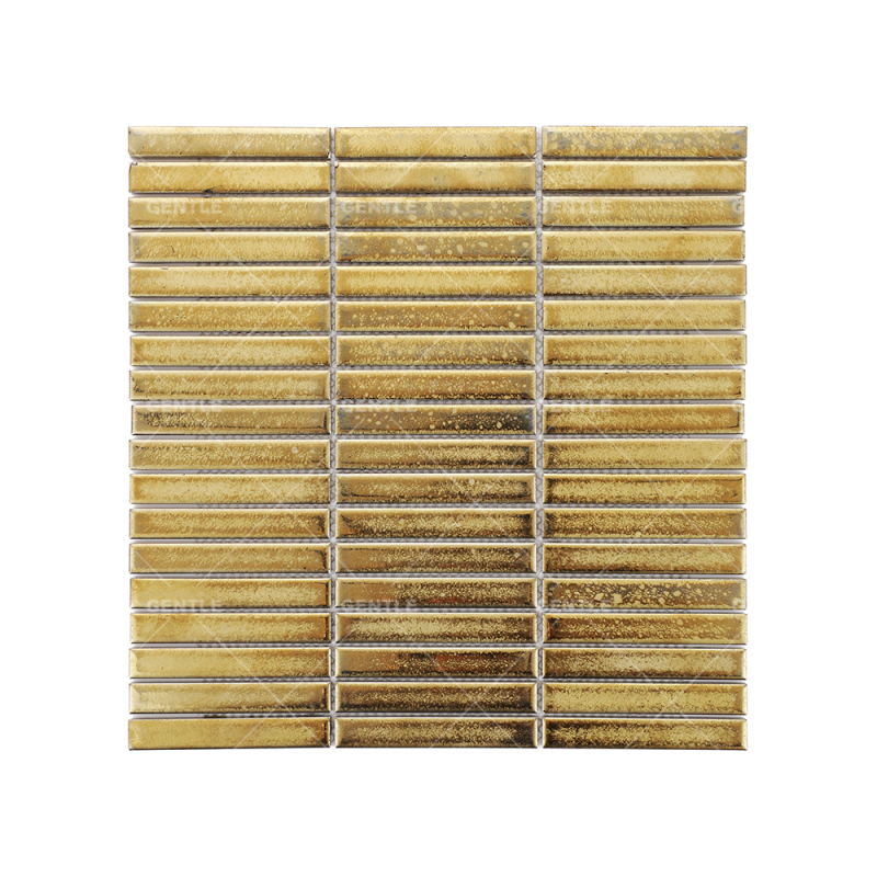 Wholesale Porcelain Mosaic With Metallic Glaze Effect For Dressing Wall