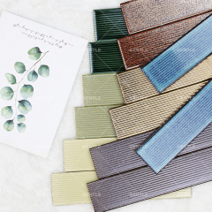 Customize Handmade Golden Porcelain Wall Tiles