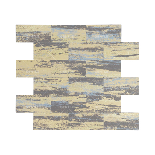 Wholesale Rectangle Aluminum Composite Mosaic With Metal Look