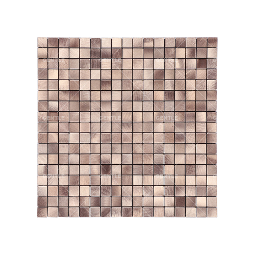 Wholesale Tea Color Aluminum Composite Mosaic With Wire Drawing Effect