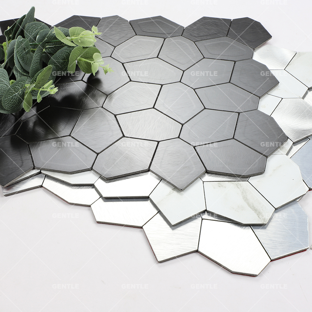 Wholesale DIY Stone Look Aluminum Composite Mosaic