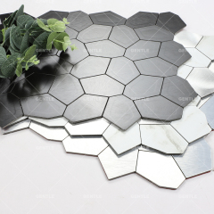 Wholesale DIY Stone Look Aluminum Composite Mosaic