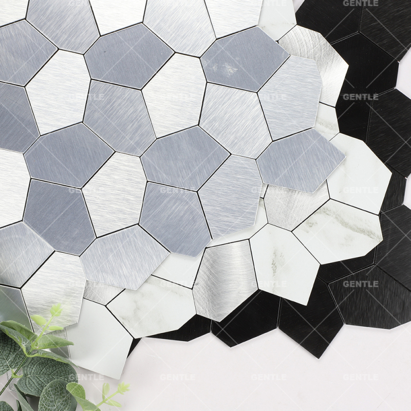 Wholesale DIY Stone Look Aluminum Composite Mosaic
